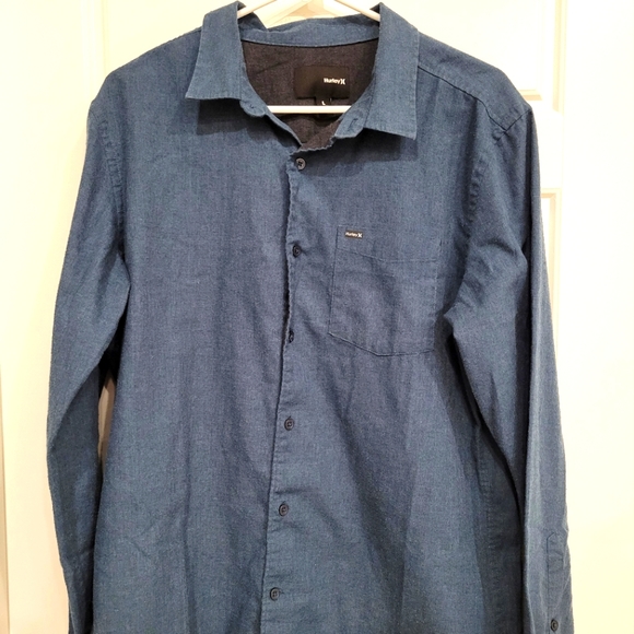 Hurley Other - HURLEY * men's long sleeve button down shirt